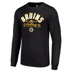 Boston Bruins Starter Puck Long Sleeve T-Shirt - Black | NHL discount