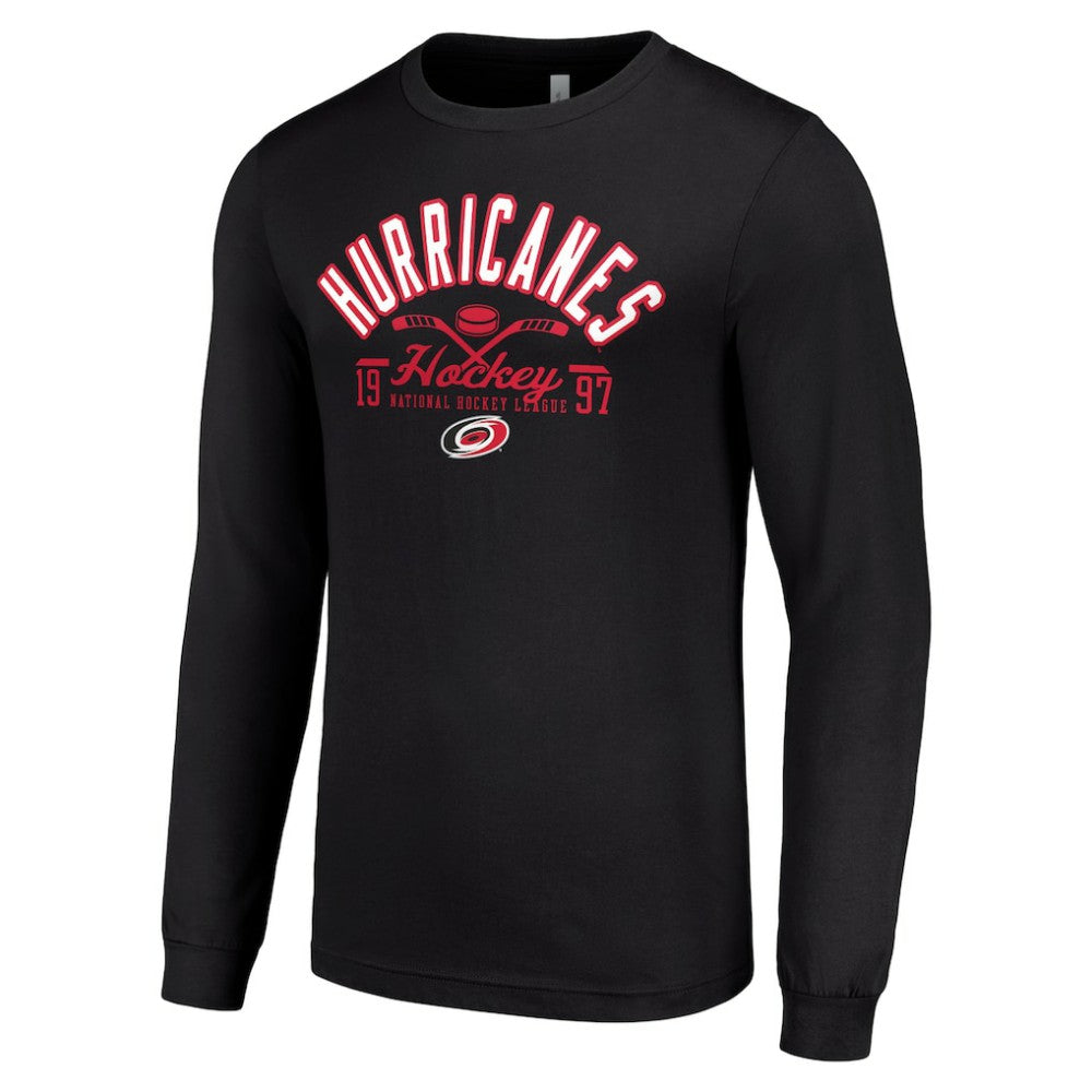 Carolina Hurricanes Starter Puck Long Sleeve T-Shirt - Black | NHL near me