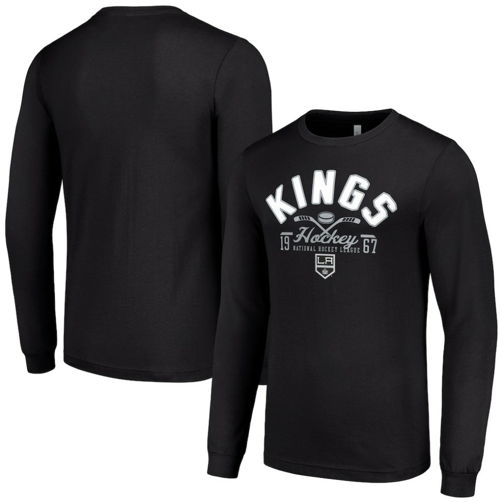 Los Angeles Kings Starter Puck Long Sleeve T-Shirt - Black | NHL near me