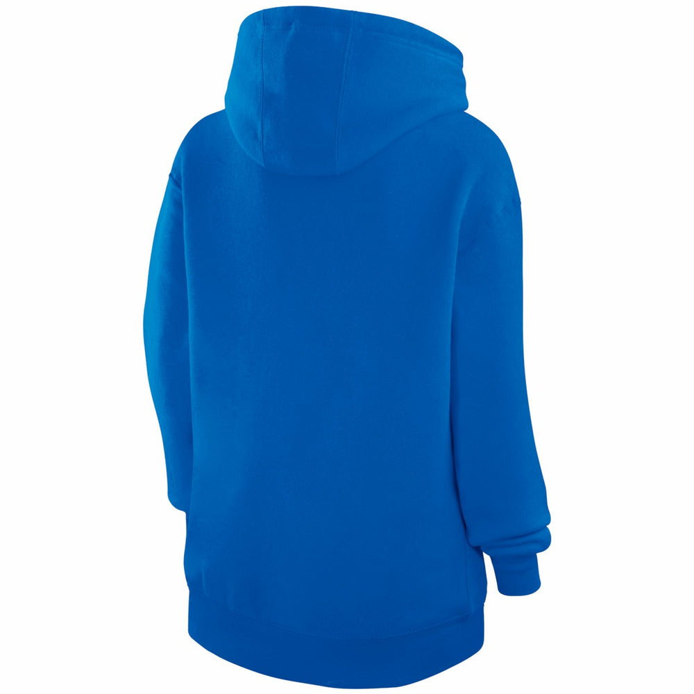 New York Knicks G-III 4Her by Carl Banks Women's Basketball Love Fleece Pullover Hoodie Blue