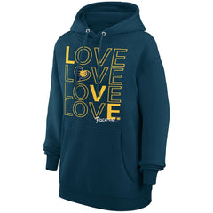 Indiana Pacers G-III 4Her by Carl Banks Women's Basketball Love Fleece Pullover Hoodie Navy