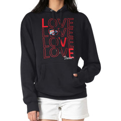 Oklahoma City Thunder G-III 4Her by Carl Banks Women's Basketball Love Fleece Pullover Hoodie Black