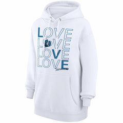 Minnesota Timberwolves G-III 4Her by Carl Banks Women's Basketball Love Fleece Pullover Hoodie White