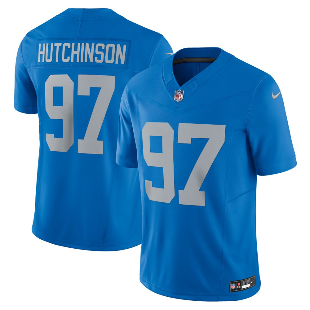 Aidan Hutchinson Detroit Lions Vapor F.U.S.E. Alternate Limited Jersey - Blue - Nike