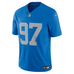 Aidan Hutchinson Detroit Lions Vapor F.U.S.E. Alternate Limited Jersey - Blue - Nike