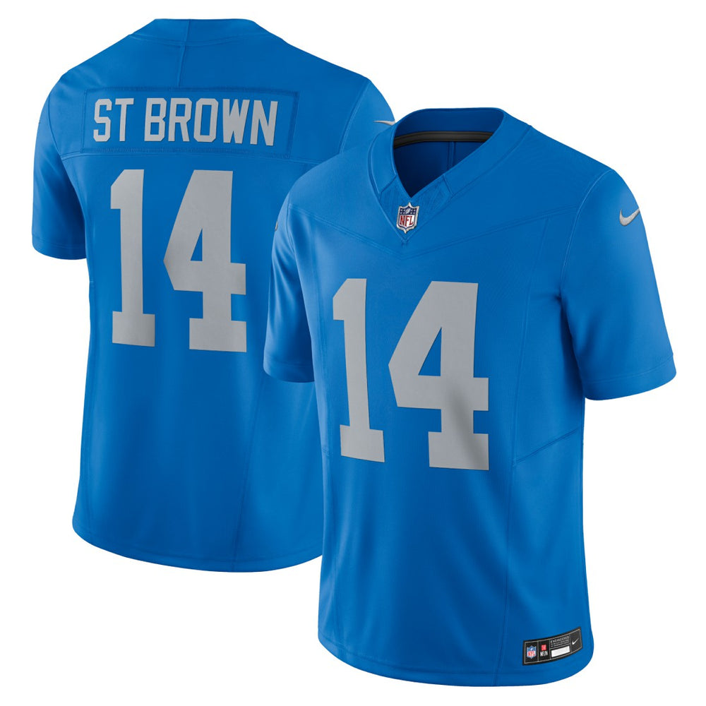 Amon-Ra St. Brown Detroit Lions Vapor F.U.S.E. Alternate Limited Jersey - Blue - Nike