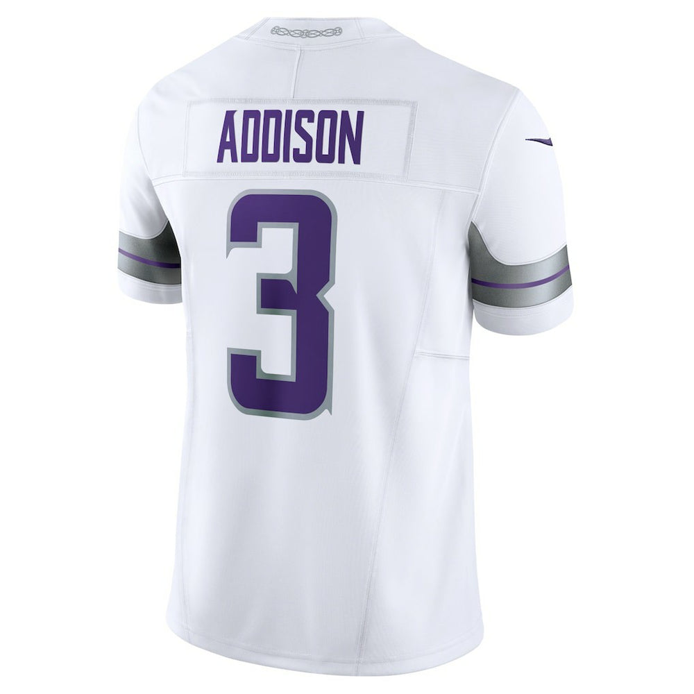 Jordan Addison Minnesota Vikings Alternate Vapor F.U.S.E. Limited Jersey - White - Nike