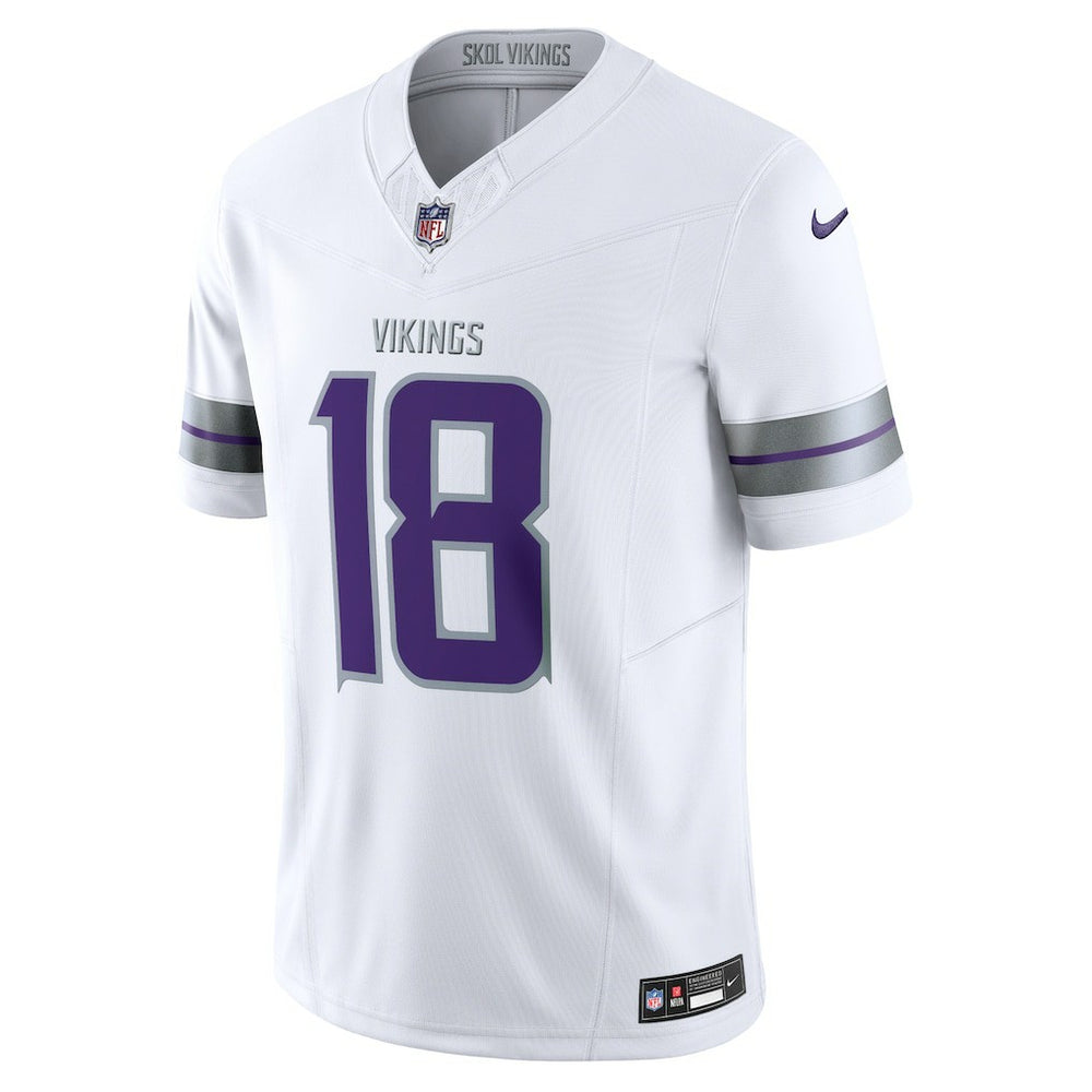 Justin Jefferson Minnesota Vikings Alternate Vapor F.U.S.E. Limited Jersey - White - Nike