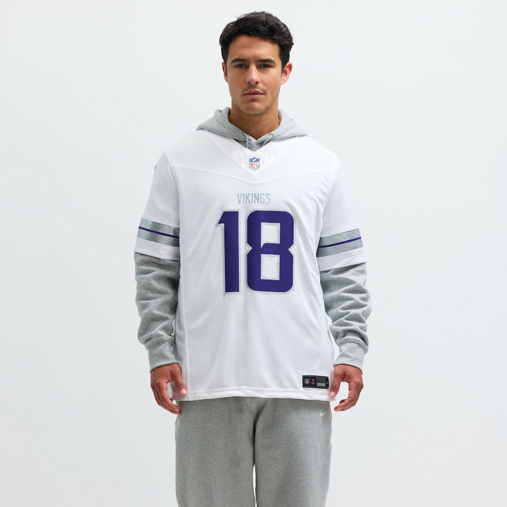 Justin Jefferson Minnesota Vikings Alternate Vapor F.U.S.E. Limited Jersey - White - Nike