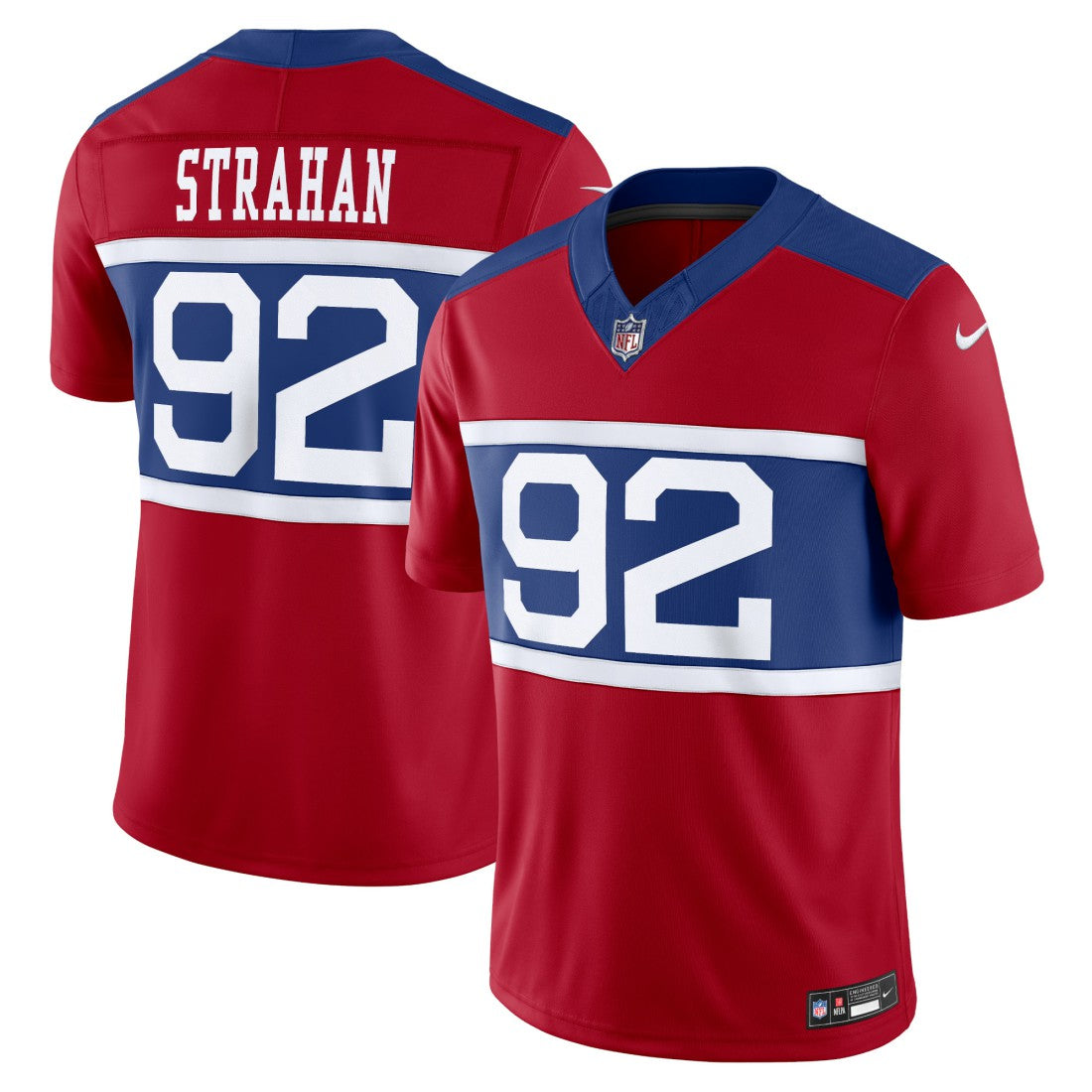 Michael Strahan New York Giants Alternate Vapor F.U.S.E. Retired Player Limited Jersey - Century Red - Nike