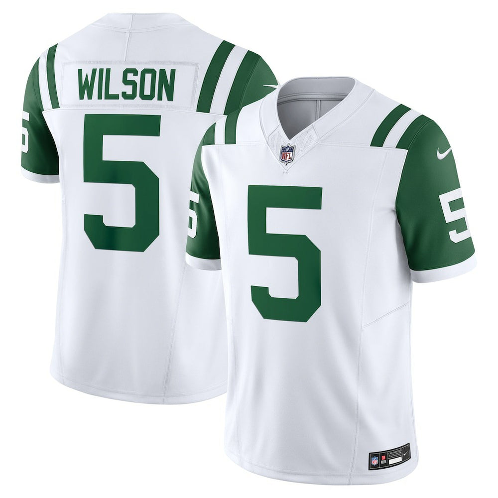 Garrett Wilson New York Jets Classic Alternate Vapor F.U.S.E. Limited Jersey - White - Nike
