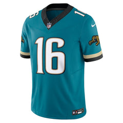 Trevor Lawrence Jacksonville Jaguars Prowler Throwback Vapor F.U.S.E. Limited Jersey - Teal - Nike