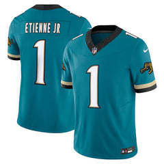 Travis Etienne Jacksonville Jaguars Prowler Throwback Vapor F.U.S.E. Limited Jersey - Teal - Nike