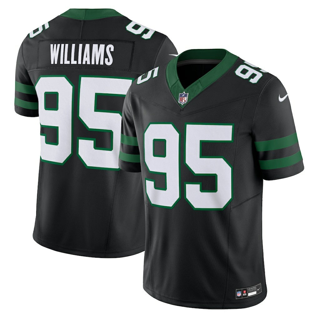 Quinnen Williams New York Jets Alternate Vapor F.U.S.E. Limited Jersey - Legacy Black - Nike