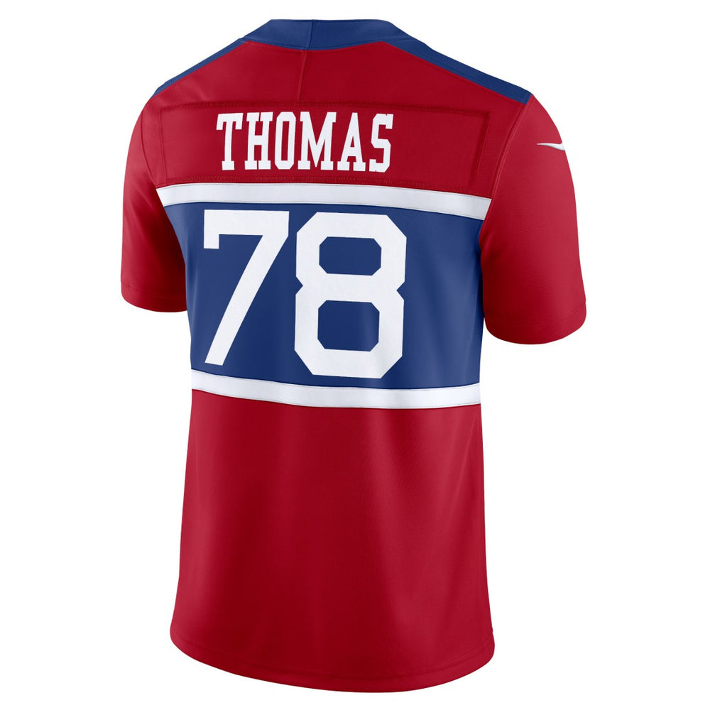 Andrew Thomas New York Giants Alternate Vapor F.U.S.E. Limited Jersey - Century Red - Nike