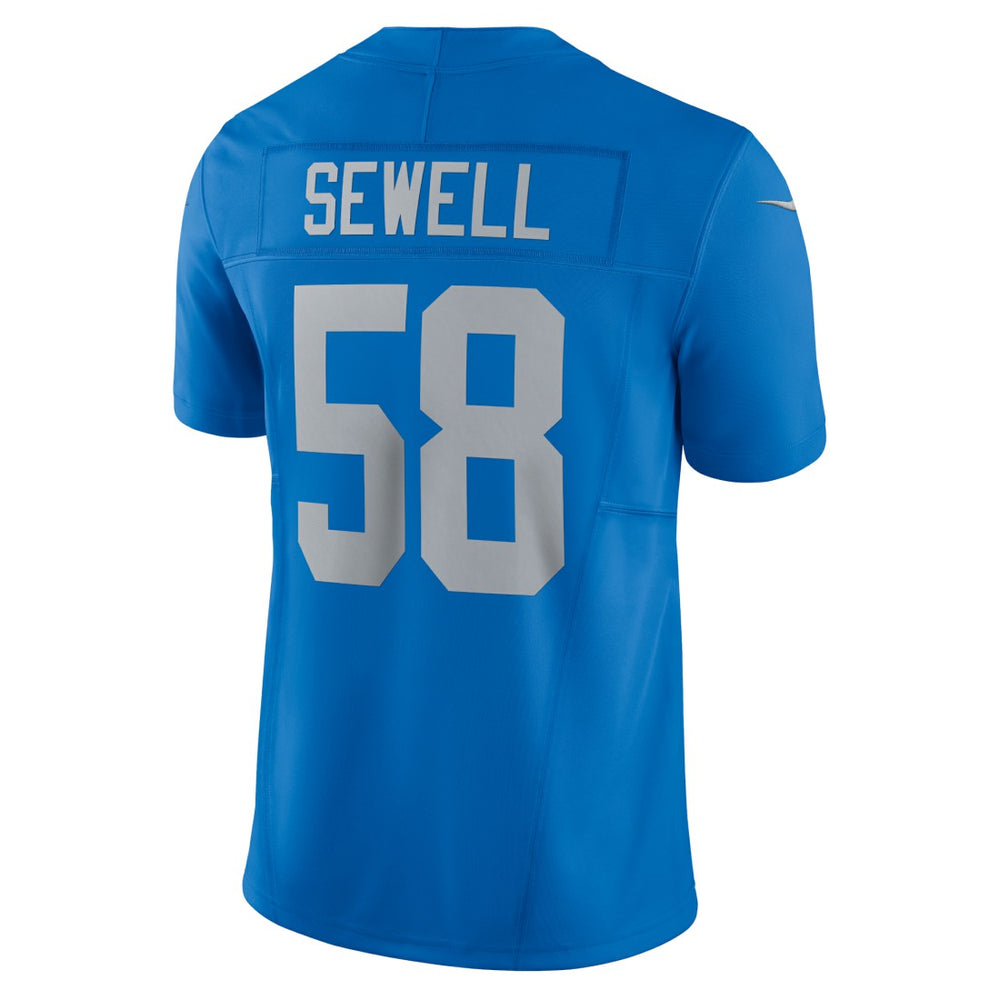 Penei Sewell Detroit Lions Vapor F.U.S.E. Alternate Limited Jersey - Blue - Nike