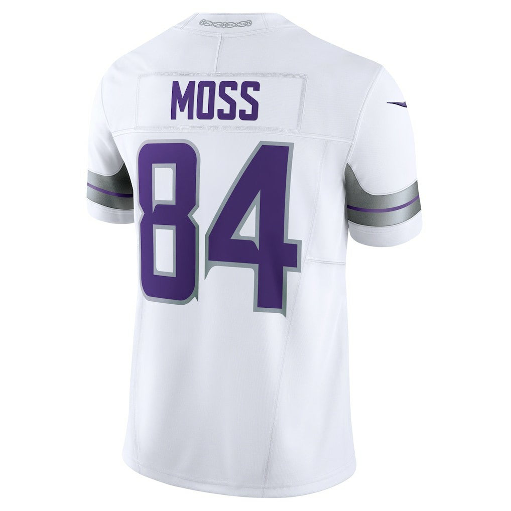 Randy Moss Minnesota Vikings Alternate Vapor F.U.S.E. Retired Player Limited Jersey - White - Nike