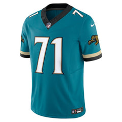 Tony Boselli Jacksonville Jaguars Prowler Throwback Vapor F.U.S.E. Limited Retired Player Jersey - Teal - Nike