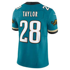Fred Taylor Jacksonville Jaguars Prowler Throwback Vapor F.U.S.E. Limited Retired Player Jersey - Teal - Nike