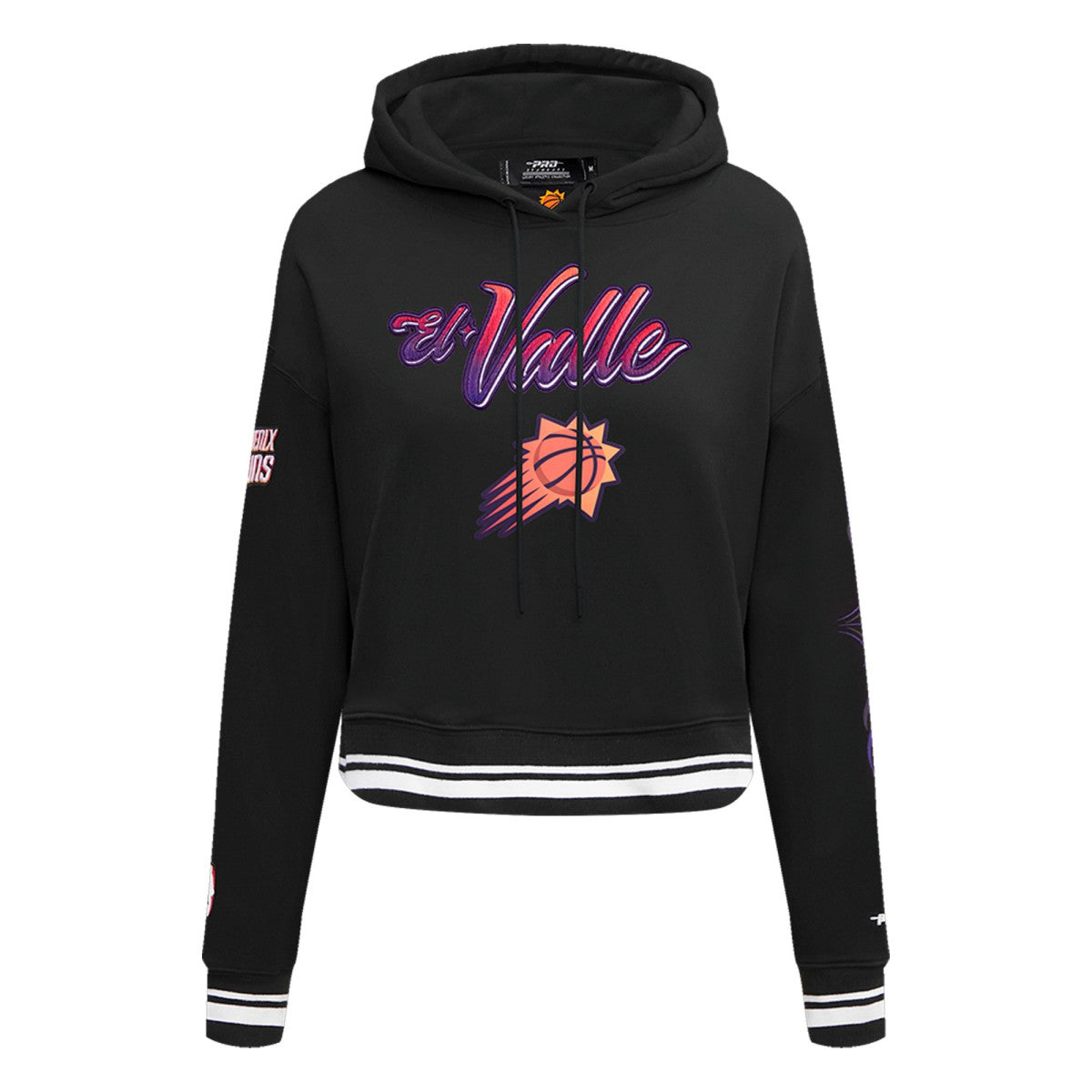 Phoenix Suns Pro Standard Women's 2023/24 City Edition Cropped Pullover Hoodie Black