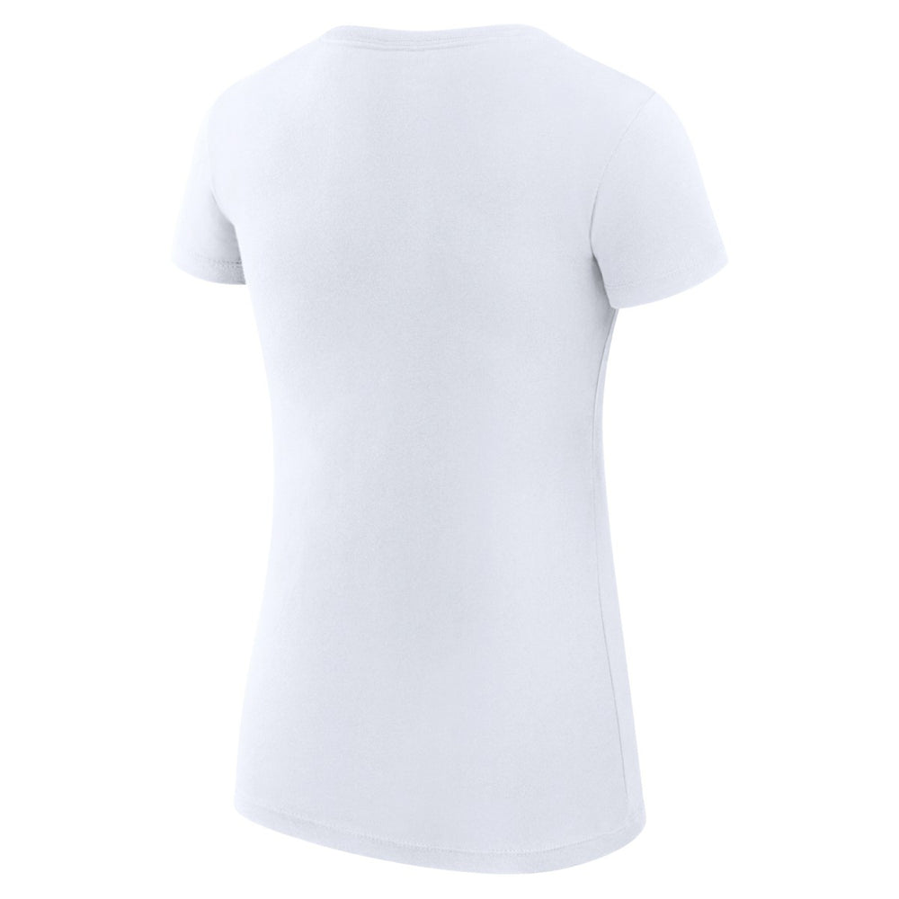 Oklahoma City Thunder G-III 4Her by Carl Banks Women's Super-Slim Fit Lightweight Basketball Girls T-Shirt White