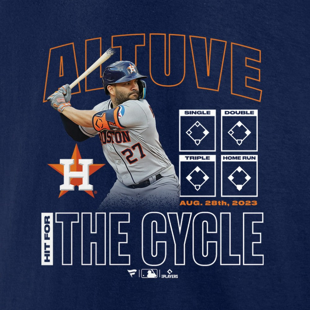 Jose Altuve Houston Astros Cycle T-Shirt Near Me