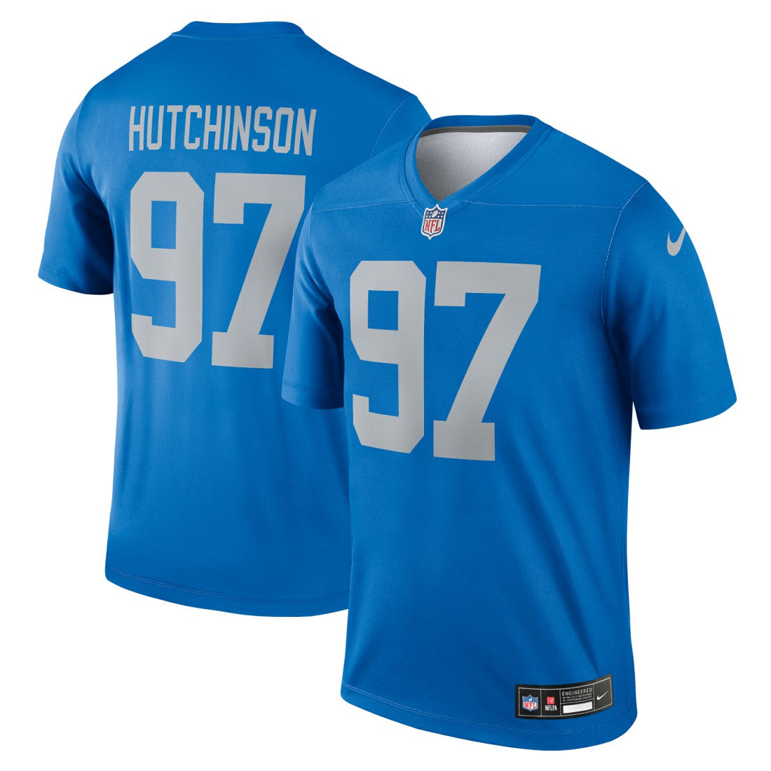 Aidan Hutchinson Detroit Lions Legend Player Performance Top - Blue - Nike