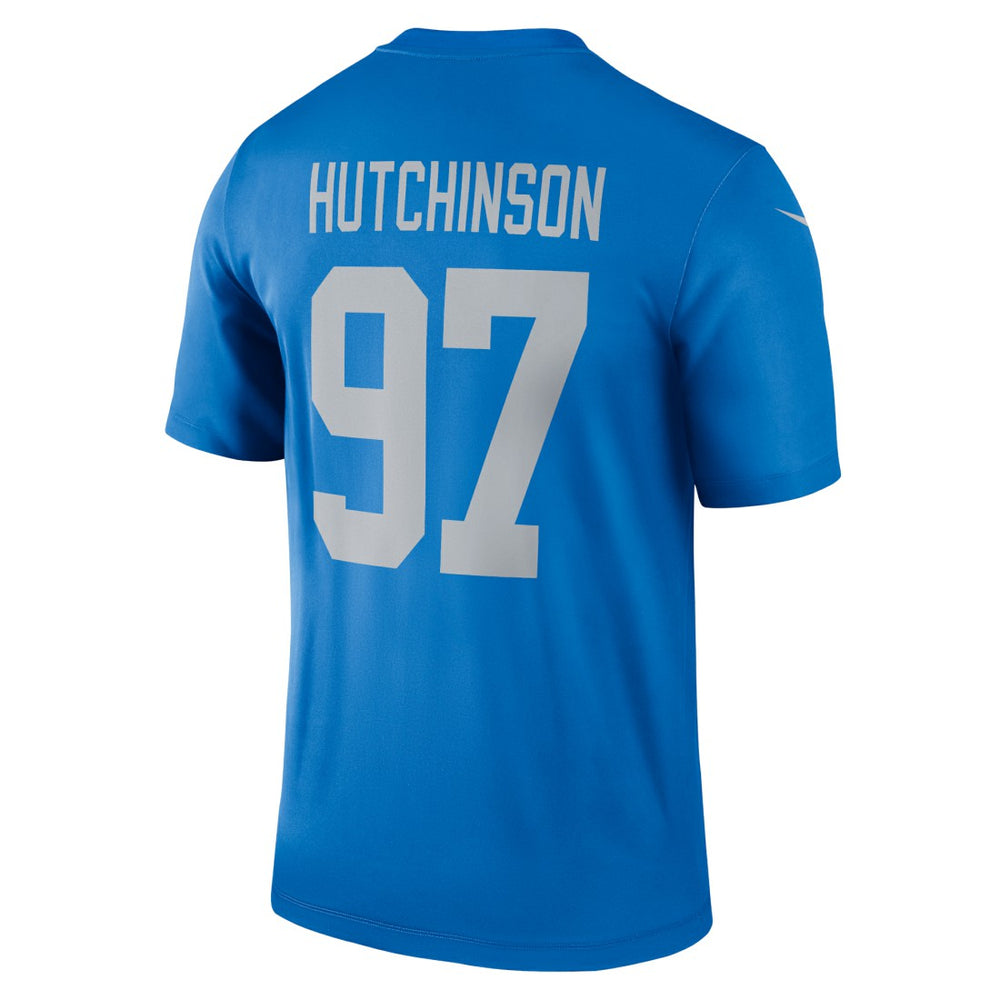 Aidan Hutchinson Detroit Lions Legend Player Performance Top - Blue - Nike