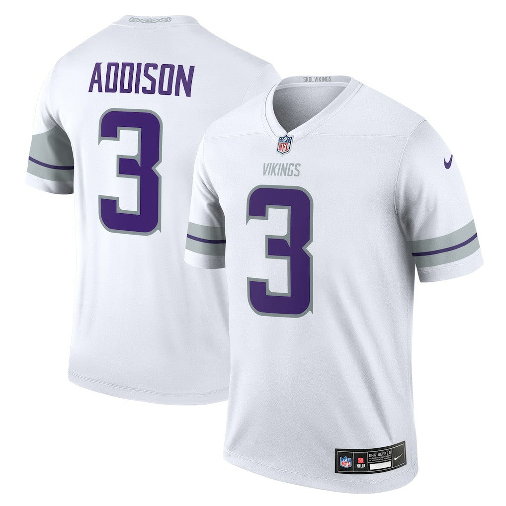 Jordan Addison Minnesota Vikings Legend Player Performance Top - White - Nike