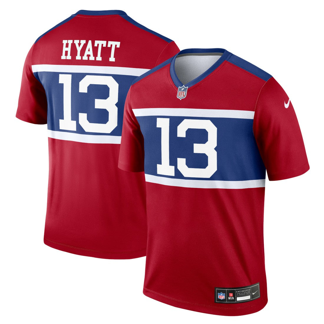 Jalin Hyatt New York Giants Legend Player Performance Top - Red - Nike