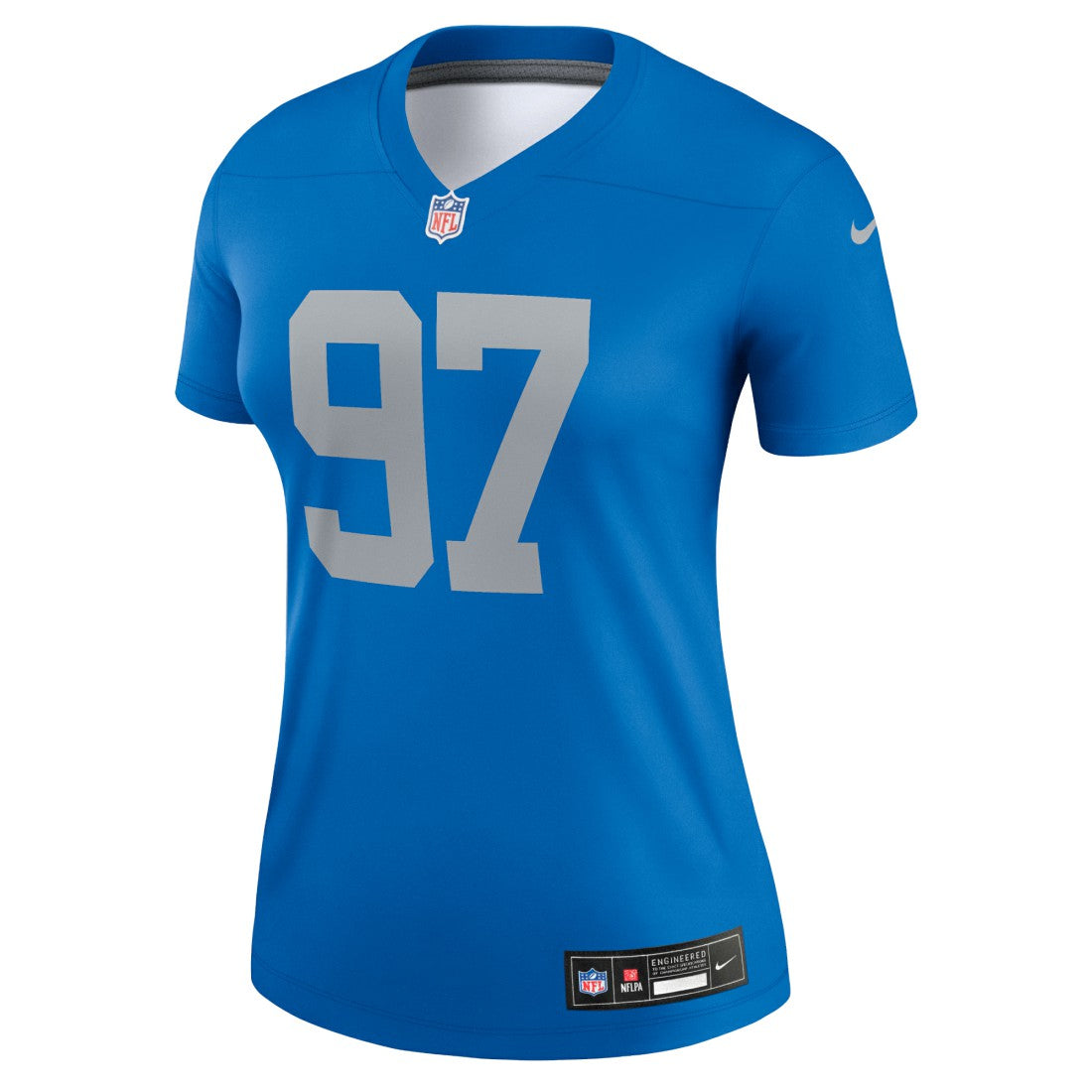 Aidan Hutchinson Detroit Lions Women's Alternate Legend Player Performance Top - Blue - Nike