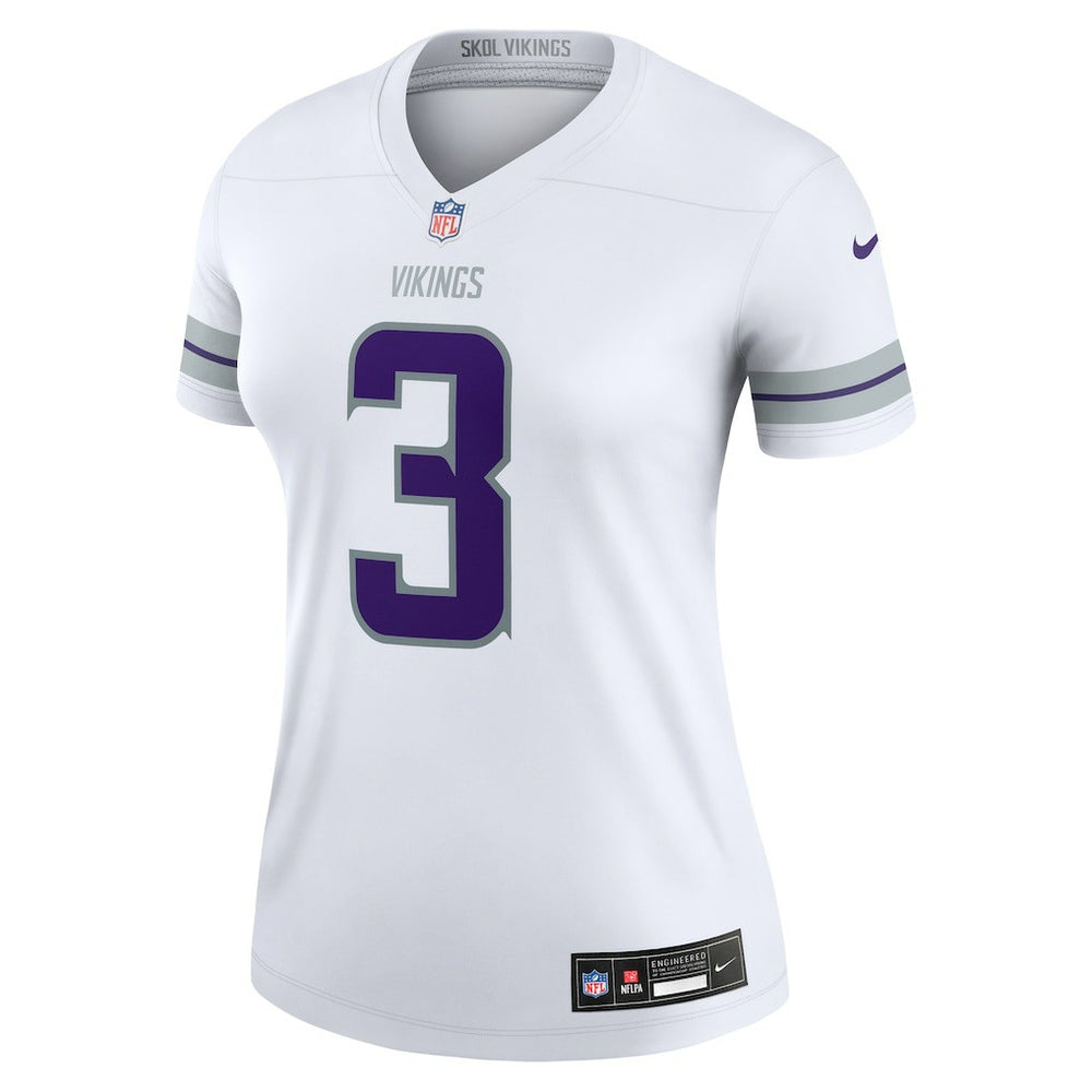 Jordan Addison Minnesota Vikings Women's Alternate Legend Player Performance Top - White - Nike