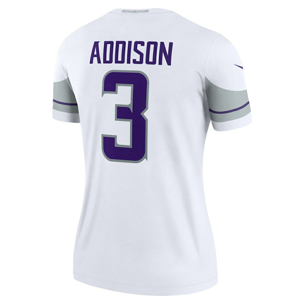 Jordan Addison Minnesota Vikings Women's Alternate Legend Player Performance Top - White - Nike