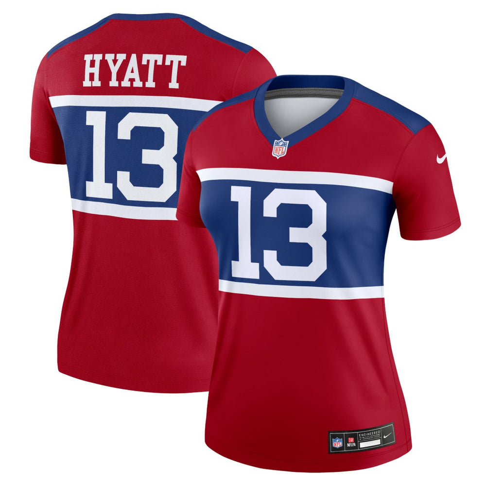 Jalin Hyatt New York Giants Women's Alternate Legend Player Performance Top - Red - Nike