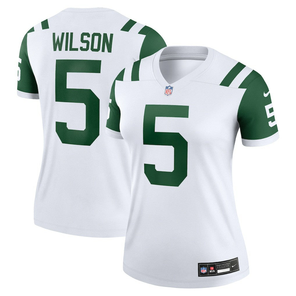 Garrett Wilson New York Jets Women's Alternate Legend Player Performance Top - Classic Alternate White - Nike