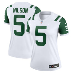 Garrett Wilson New York Jets Women's Alternate Legend Player Performance Top - Classic Alternate White - Nike