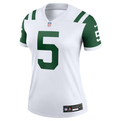 Garrett Wilson New York Jets Women's Alternate Legend Player Performance Top - Classic Alternate White - Nike
