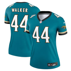 Travon Walker Jacksonville Jaguars Women's Alternate Legend Player Performance Top - Prowler Throwback Teal - Nike
