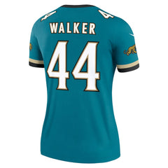 Travon Walker Jacksonville Jaguars Women's Alternate Legend Player Performance Top - Prowler Throwback Teal - Nike