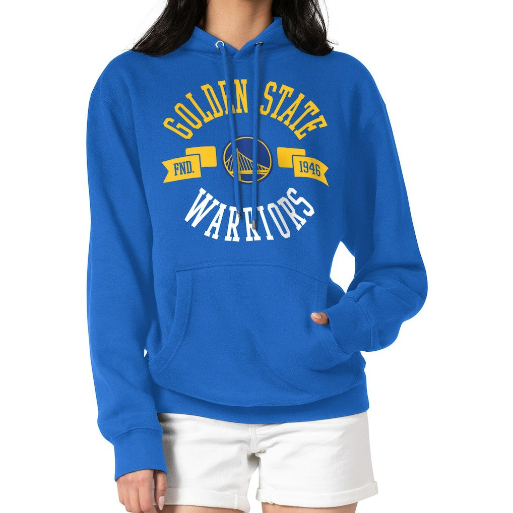 Golden State Warriors G-III 4Her by Carl Banks Women's City Pullover Hoodie Royal
