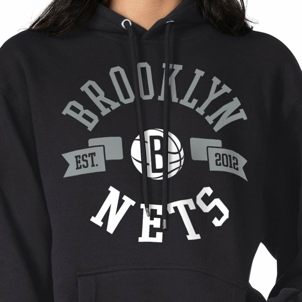 Brooklyn Nets G-III 4Her by Carl Banks Women's City Pullover Hoodie Black