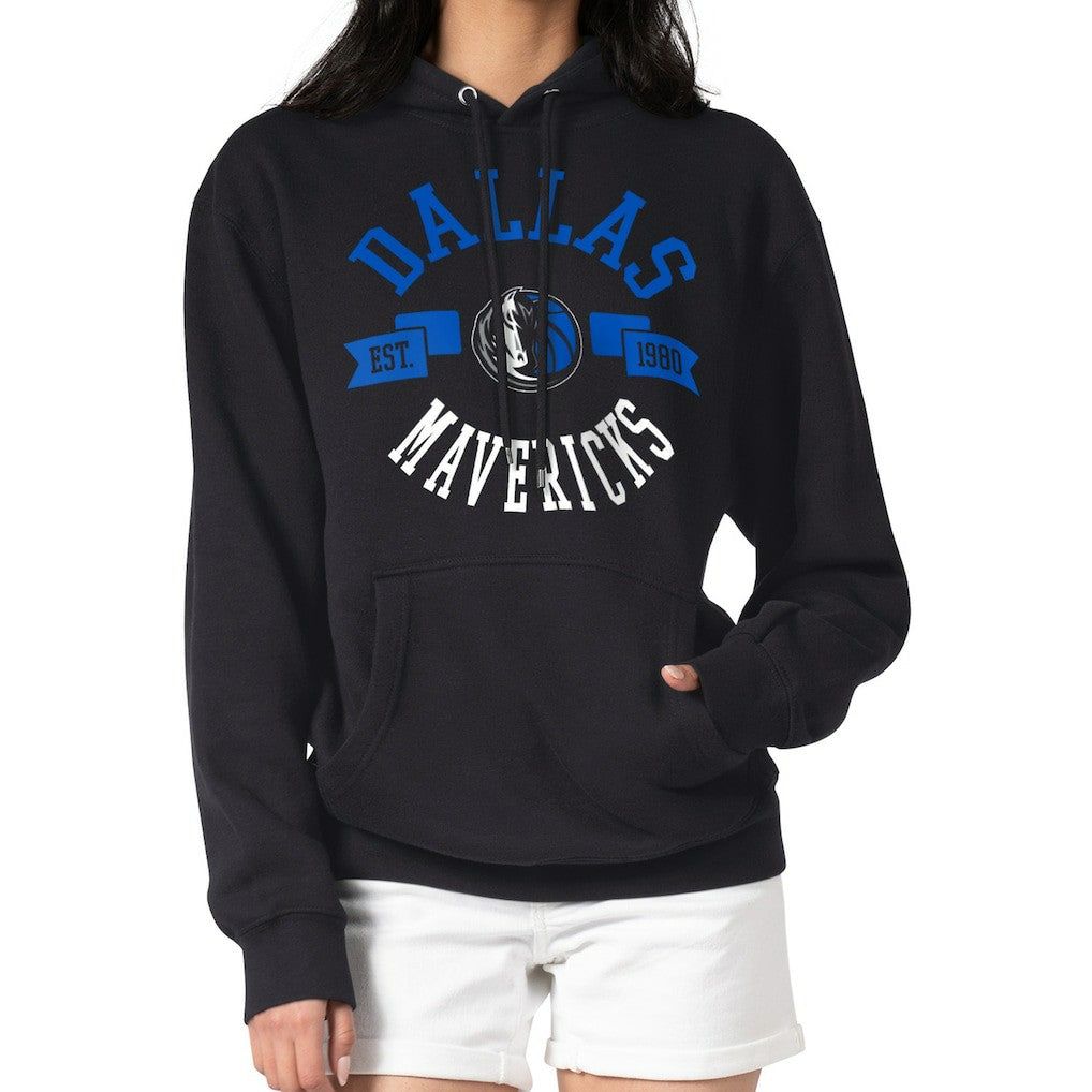 Dallas Mavericks G-III 4Her by Carl Banks Women's City Pullover Hoodie Black