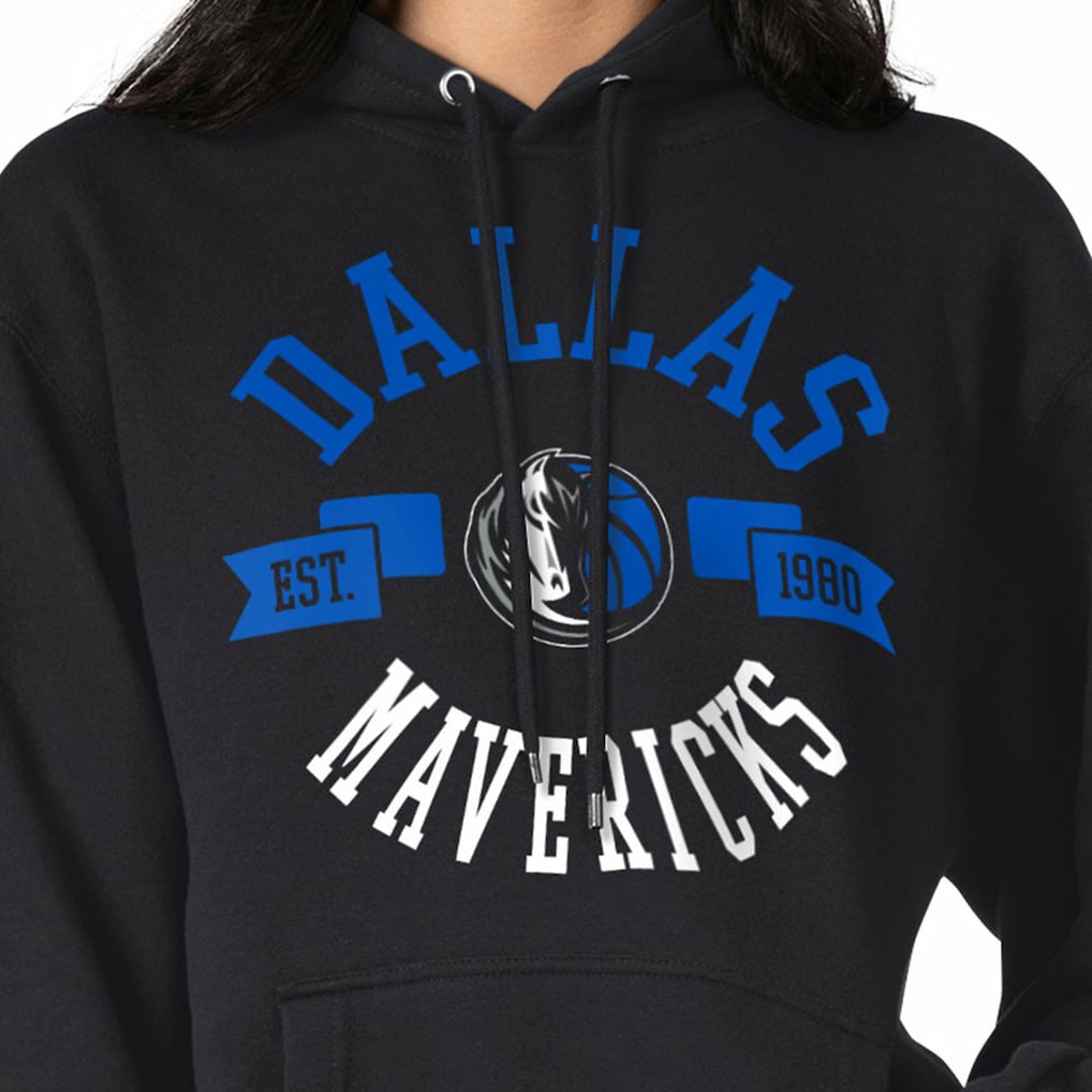 Dallas Mavericks G-III 4Her by Carl Banks Women's City Pullover Hoodie Black