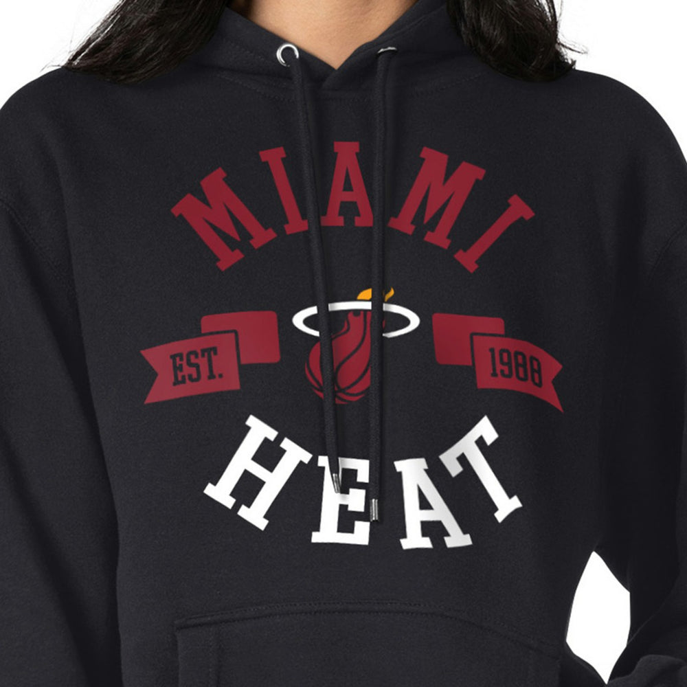 Miami Heat G-III 4Her by Carl Banks Women's City Pullover Hoodie Black