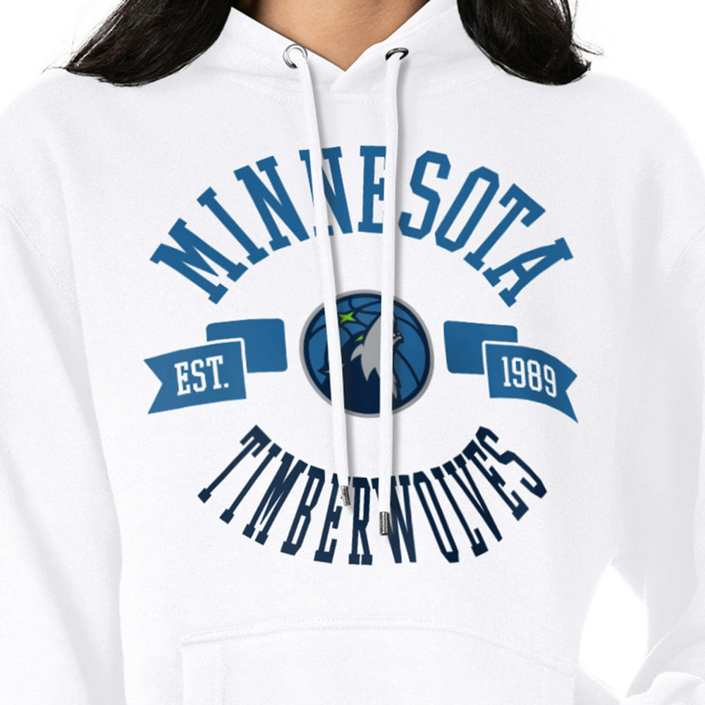 Minnesota Timberwolves G-III 4Her by Carl Banks Women's City Pullover Hoodie White