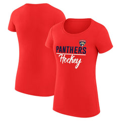 Florida Panthers G-III 4Her by Carl Banks Women's Super-Slim Fit Lightweight Team Sport T-Shirt - Red | NHL on sale