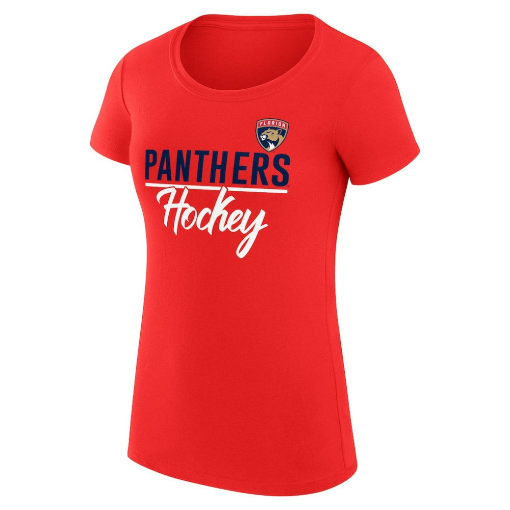 Florida Panthers G-III 4Her by Carl Banks Women's Super-Slim Fit Lightweight Team Sport T-Shirt - Red | NHL on sale