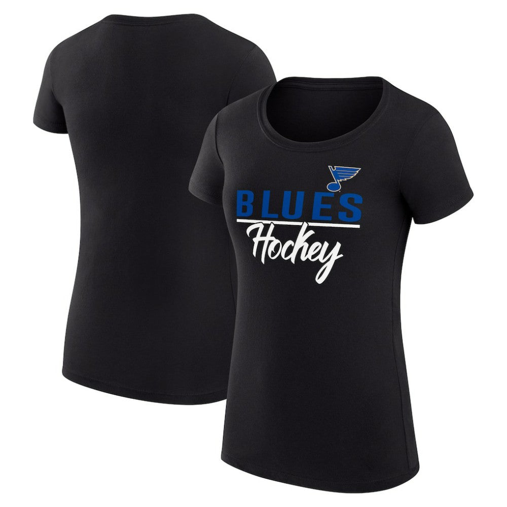 St. Louis Blues G-III 4Her by Carl Banks Women's Super-Slim Fit Lightweight Team Sport T-Shirt - Black | NHL sale