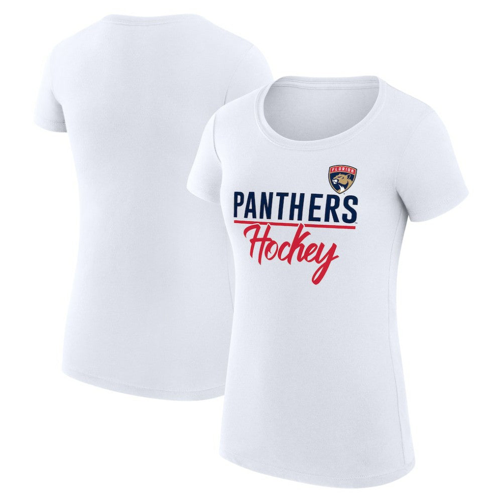 Florida Panthers G-III 4Her by Carl Banks Women's Super-Slim Fit Lightweight Team Sport T-Shirt - White | NHL sale