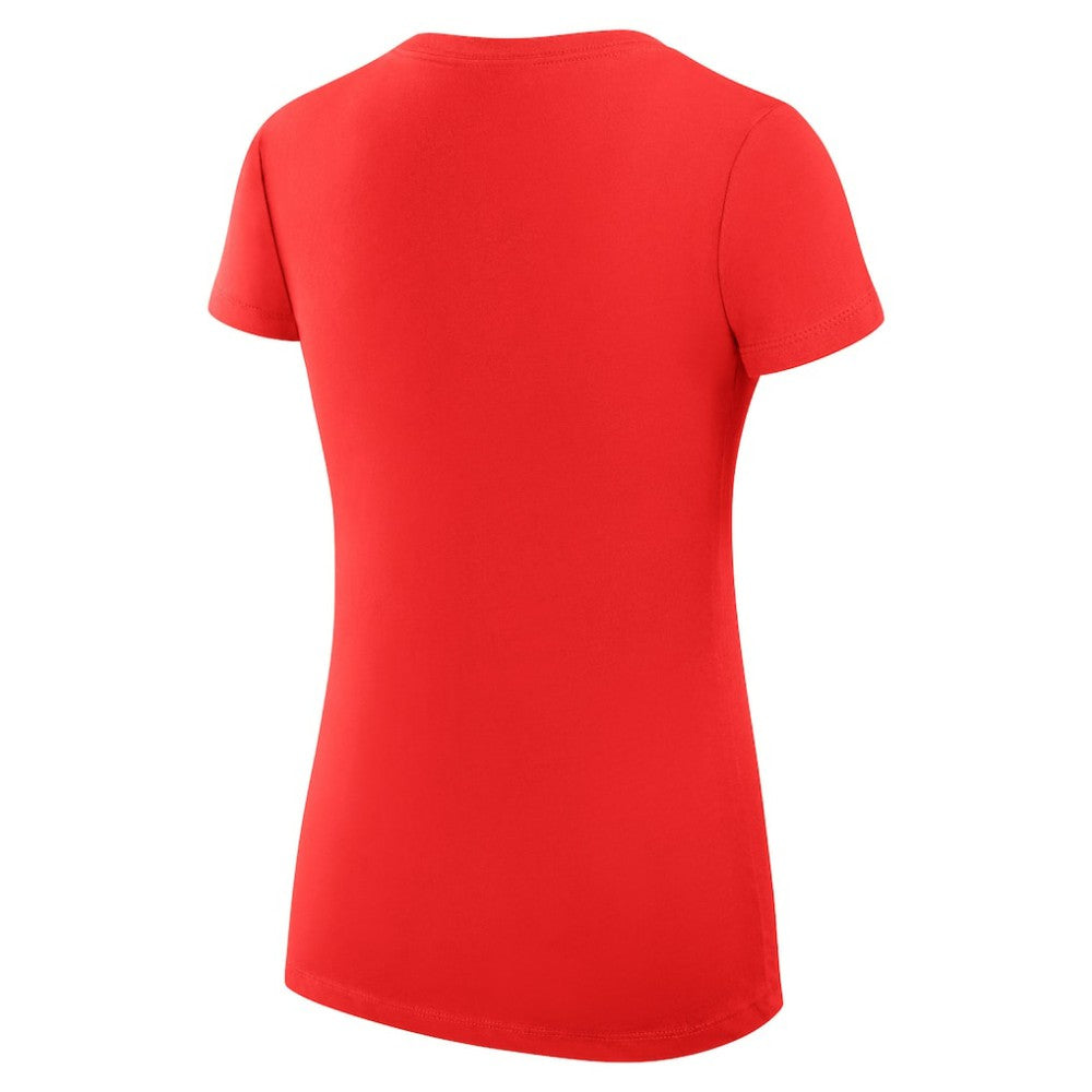 Florida Panthers G-III 4Her by Carl Banks Women's Super-Slim Fit Lightweight Graphic V-Neck T-Shirt - Red | NHL sale